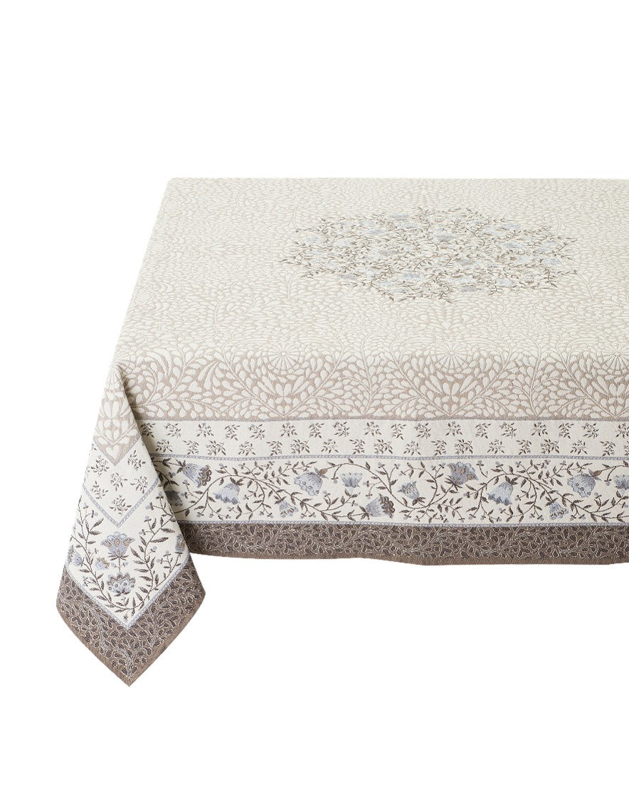 Jacquard Aubrac Taupe Bleu