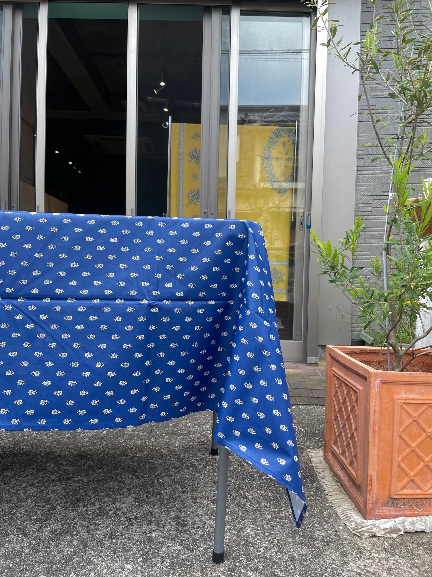 《フランス製コットン撥水クロス》テーブルクロス|アヴィニョン|250cm×150cm