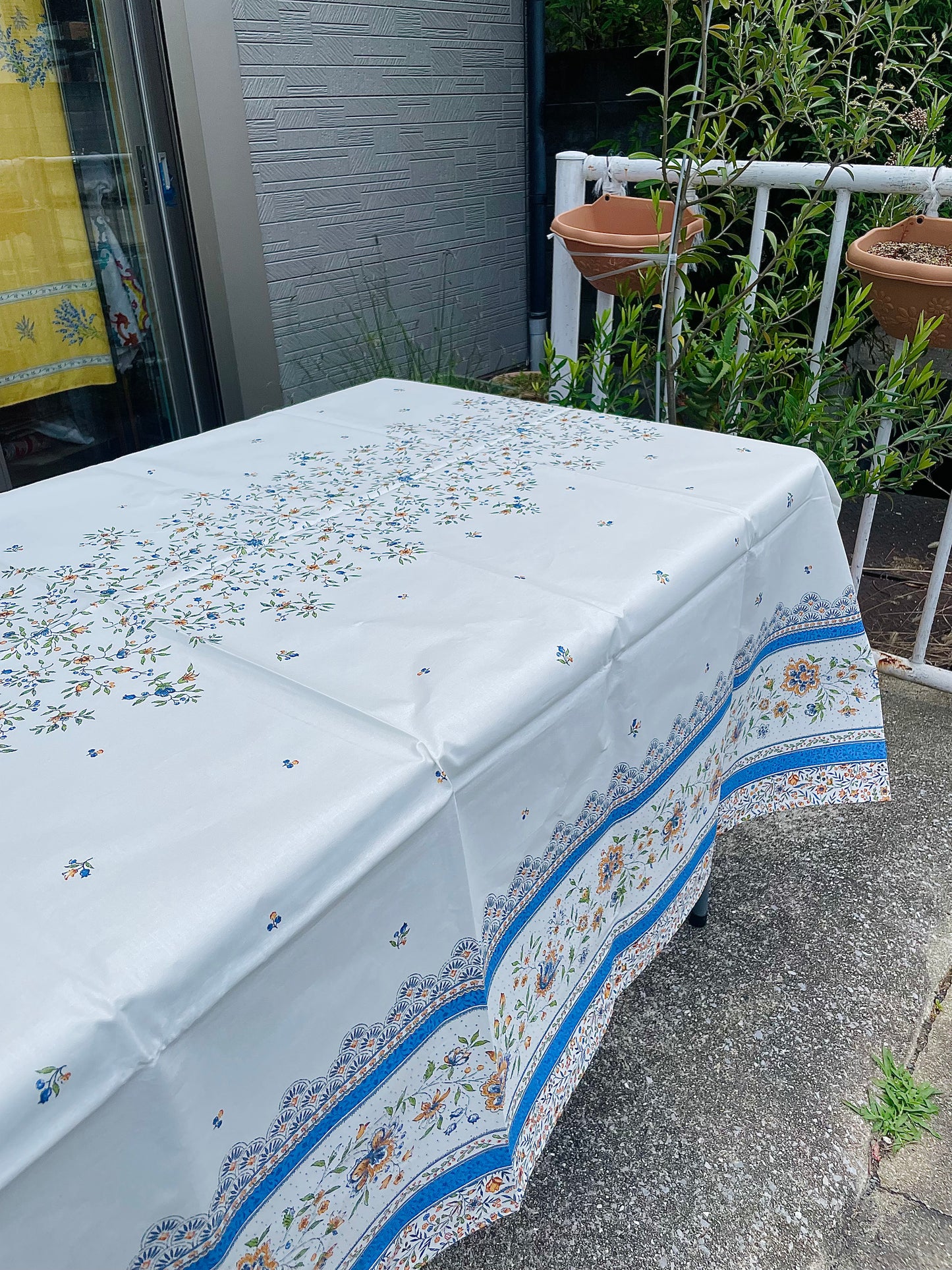 《フランス製コットン撥水クロス》テーブルクロス|ボケール|250cm×150cm