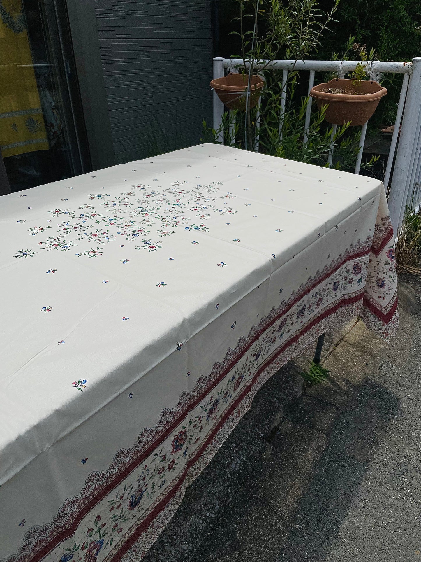《フランス製コットン撥水クロス》テーブルクロス|ボケール|250cm×150cm
