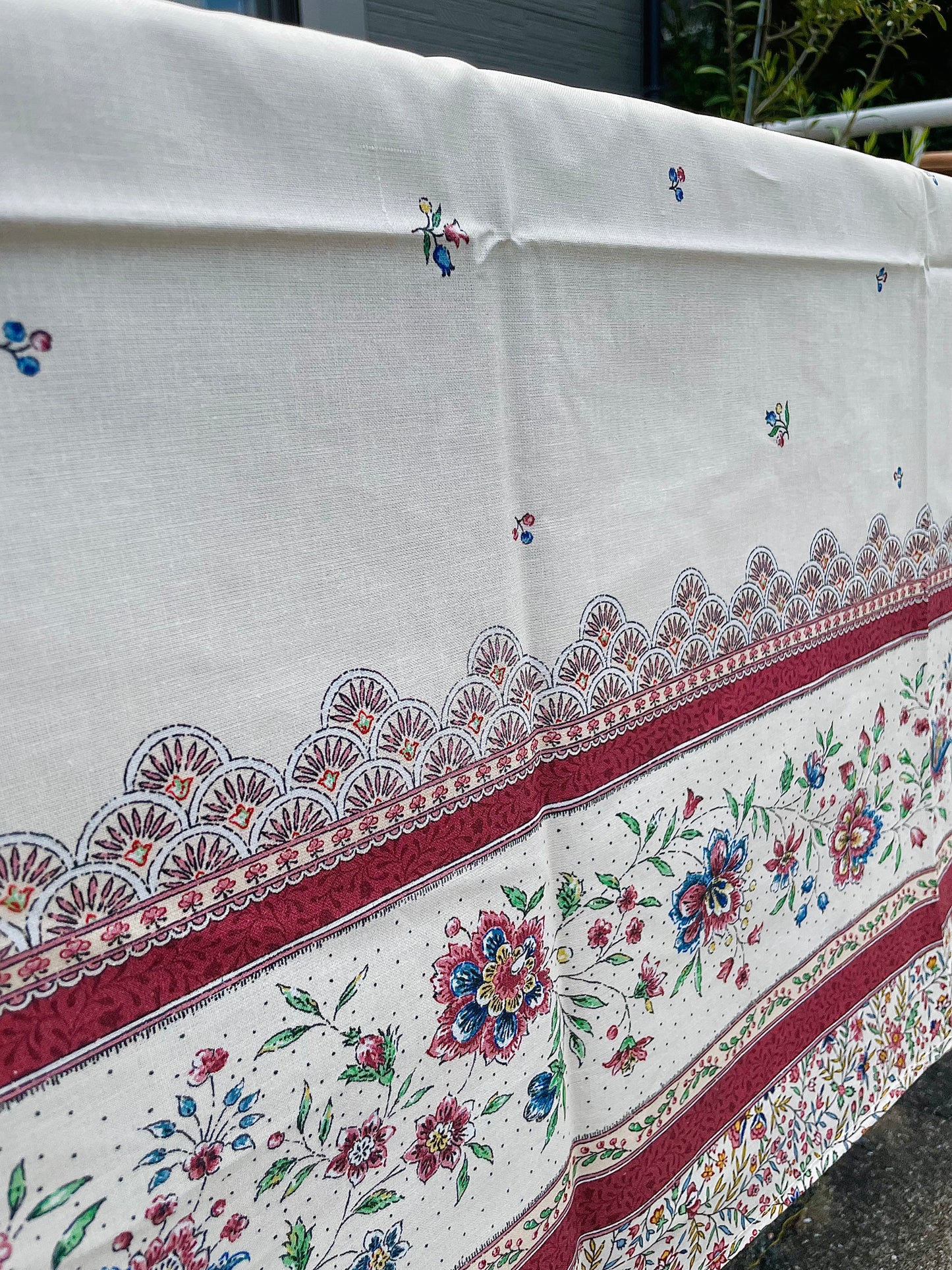 《フランス製コットン撥水クロス》テーブルクロス|ボケール|250cm×150cm