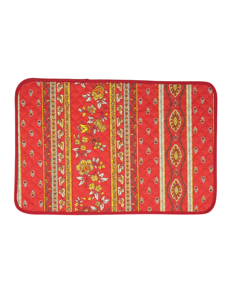 Coated Quilted Placemat - Avignon Old Strip
