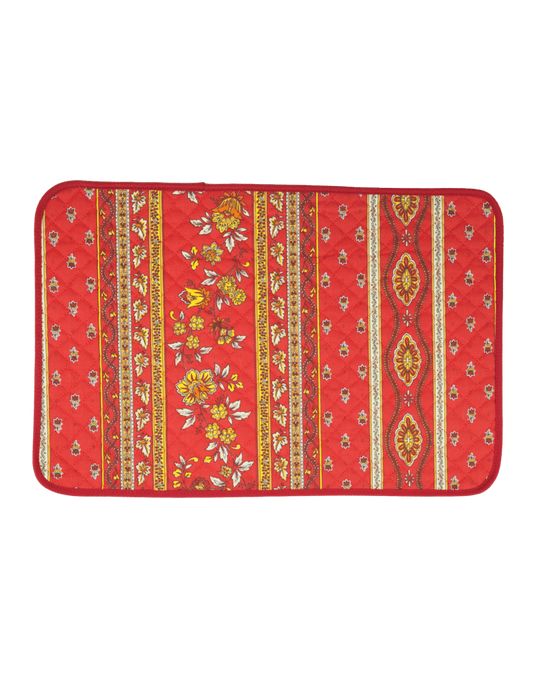 Coated Quilted Placemat - Avignon Old Strip