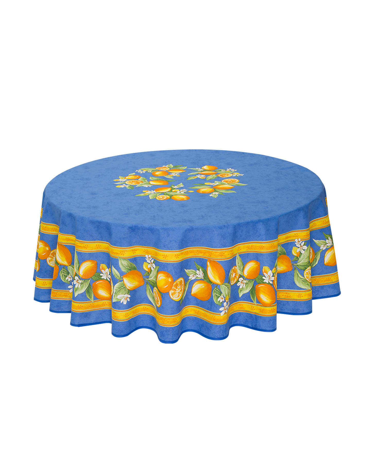 《フランス製撥水クロス》シトロン|ラウンドテーブル用|直径180cm