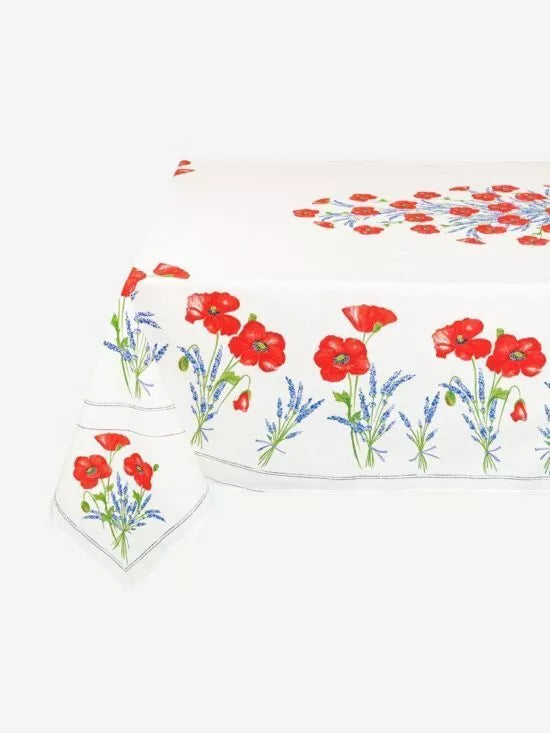 Coquelicot Lavande Blanc / Rect