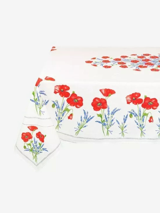 Coquelicot Lavande Blanc / Rect