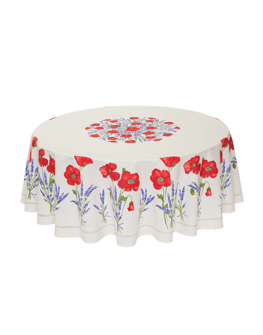 Coquelicot Lavande Blanc / 180Φ