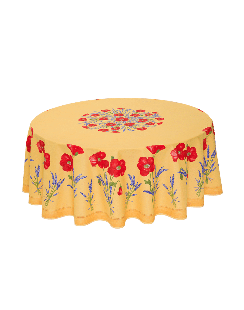 Coquelicot Lavande Jaune / 180Φ